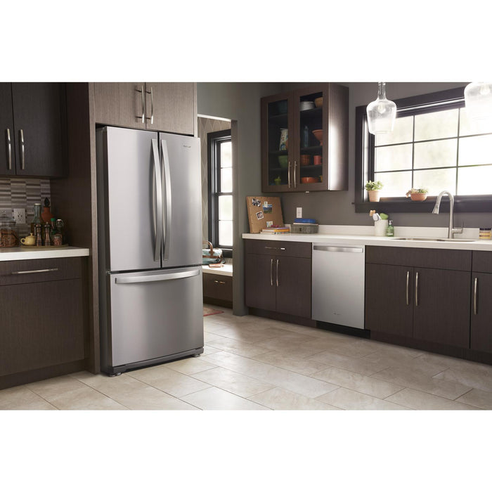 Whirlpool 30\" 20 Cu. Ft. French-Door Refrigerator - Fingerprint Resistant Stainless Steel - WRF560SMHZ