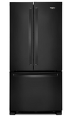 Whirlpool 33\" 22 Cu. Ft. Bottom-Mount Refrigerator - Black - WRFF5333PB