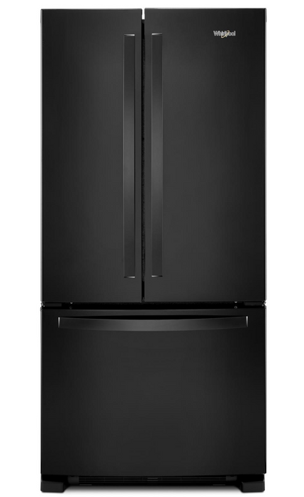Whirlpool 33\" 22 Cu. Ft. Bottom-Mount Refrigerator - Black - WRFF5333PB