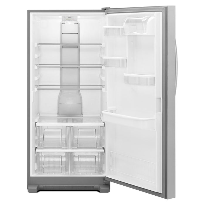 Whirlpool 30\" 18 Cu. Ft. Upright Sidekick Refrigerator - Monochromatic Stainless Steel - WSR57R18DM
