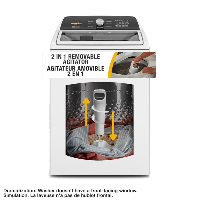 Whirlpool 5.4 Cu. Ft. Top-Load Washer - White - WTW5057LW