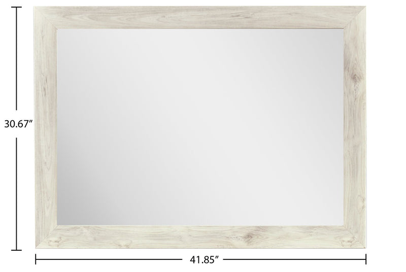 Abby Bedroom Dresser Mirror - White