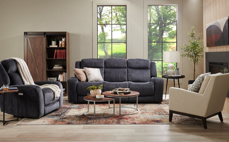 Adel 28.5\" Linen-Look Fabric Accent Chair with Wood Base - Beige