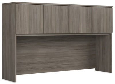 Affirm 59.06" Commercial Grade Hutch with 2 Cabinets - Hudson Elm|Crédence Affirm de 59,06 po de qualité commerciale avec 2 armoires - orme Hudson
