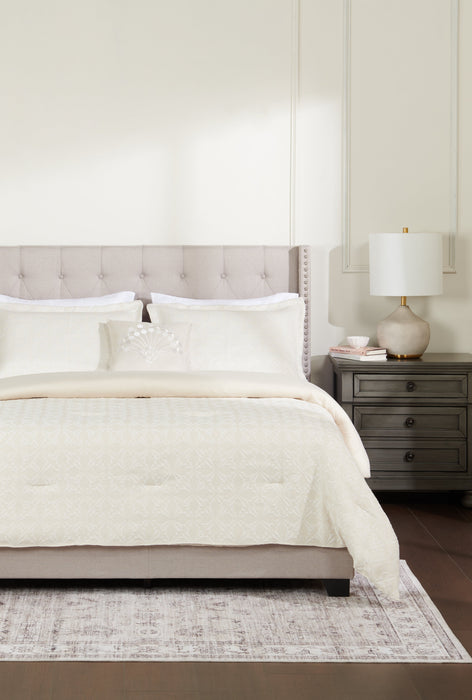 Argentina 4-Piece Full/Queen Comforter Set - White