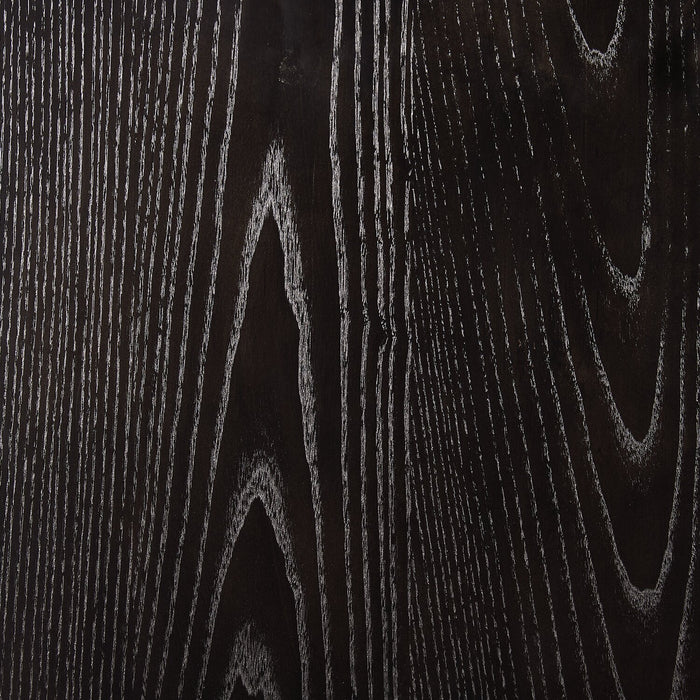 Alma Dining Curio Cabinet with Storage, 42\"W x 78\"H - Charcoal Black