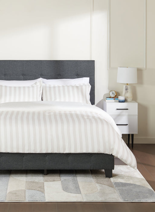 Ambrose 3-Piece Full/Queen Comforter Set - Oatmeal