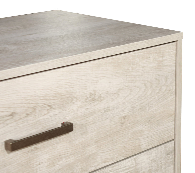 Arbor Bedroom 6-Drawer Dresser, 58.7\"W x 33.3\"H - Driftwood White
