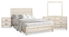 Arbor 6pc Bedroom Set with Panel Bed, Dresser, Mirror & Nightstand, Driftwood White  - Full Size