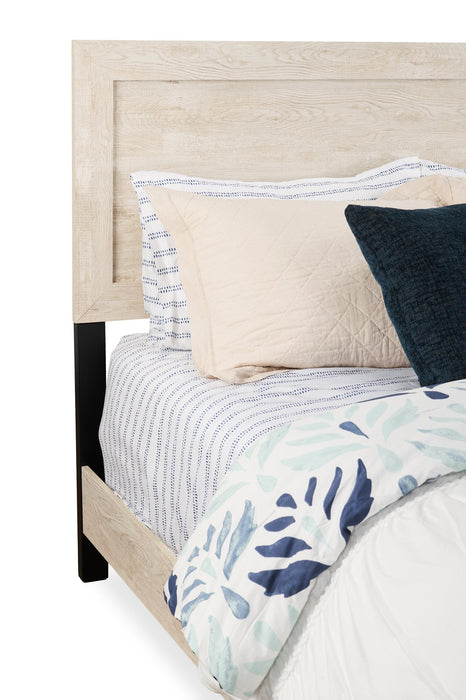 Arbor Panel Bed, Driftwood White - Queen Size