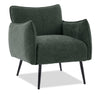 Arlo 29.5\" Linen-Look Fabric Accent Chair – Green