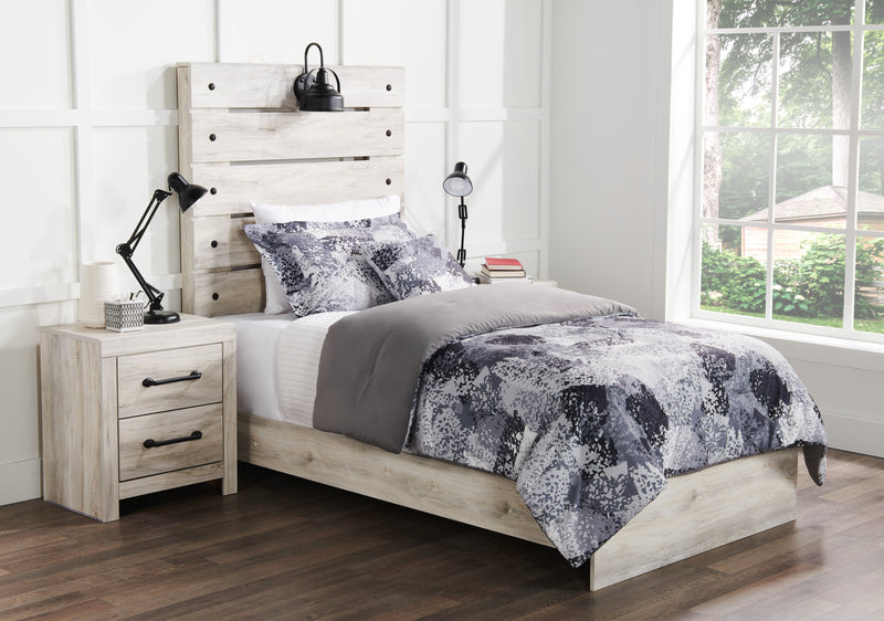 Axel 4-Piece Full/Queen Comforter Set - Grey