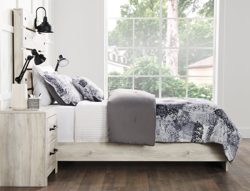 Axel 4-Piece Full/Queen Comforter Set - Grey