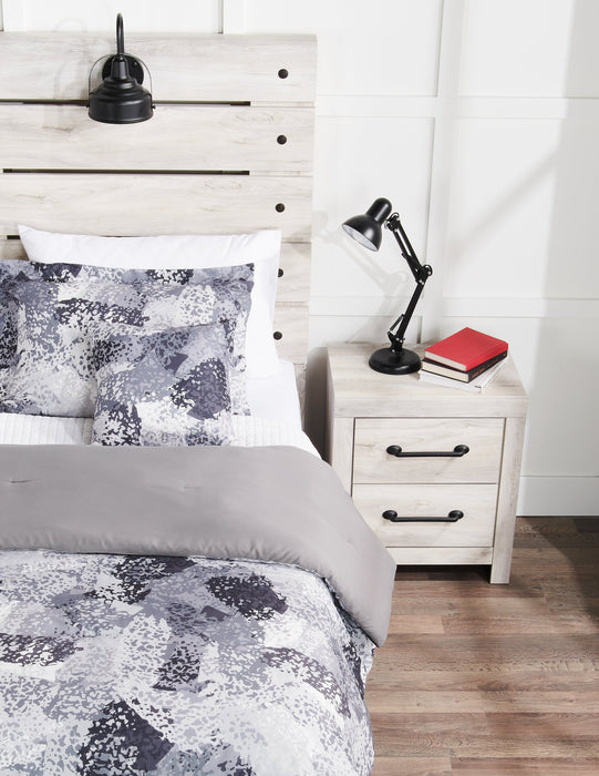 Axel 4-Piece Full/Queen Comforter Set - Grey