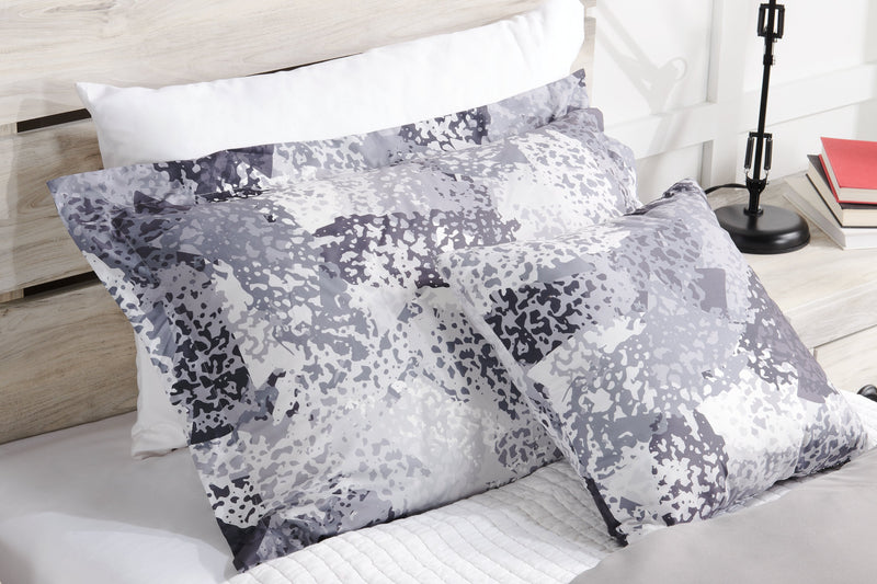 Axel 4-Piece Full/Queen Comforter Set - Grey