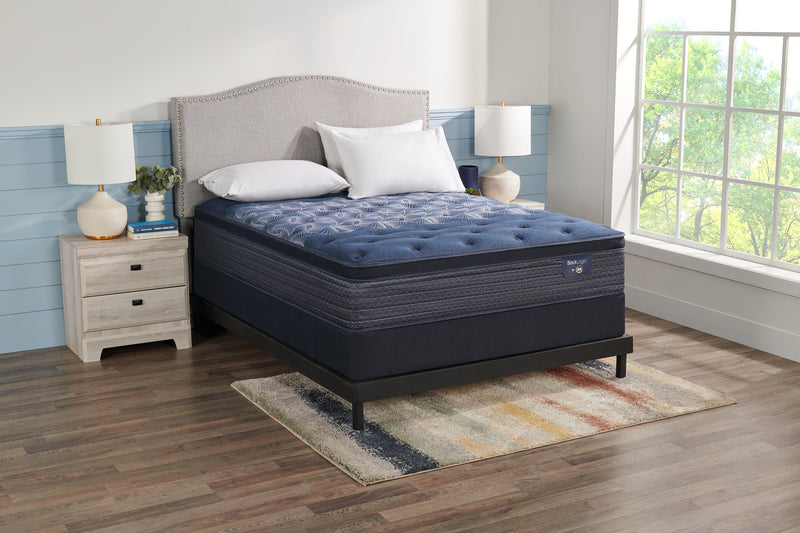 Serta Back Logic 3.0 Eurotop Plush Twin Mattress Set