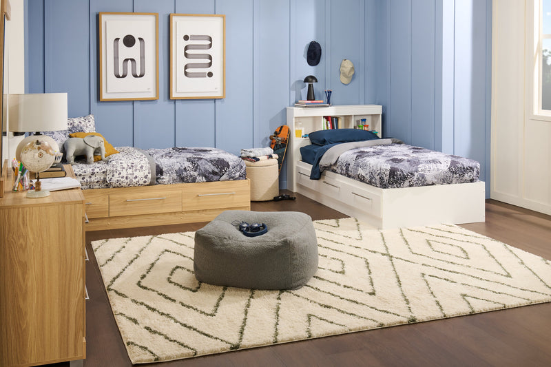 Beech 11” Modern Acrylic Portable Indoor/Outdoor Table Lamp with USB Port - Black