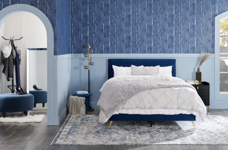 Bennie 61.25\" 5-Light Black and Gold Floor Lamp