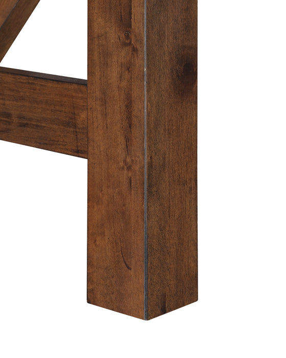 Boden Dining Table, 78\"W, Trestle Base - Brown