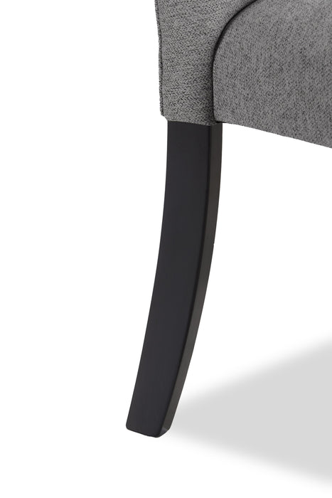 Burk Dining Chair with Polyester Fabric - Grey