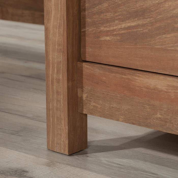 Cannery Bridge 66\" Commercial Grade L-Shaped Office Desk with 6-Drawers - Brown