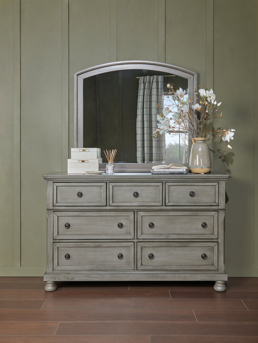 Chelsea Bedroom Dresser Mirror - Grey