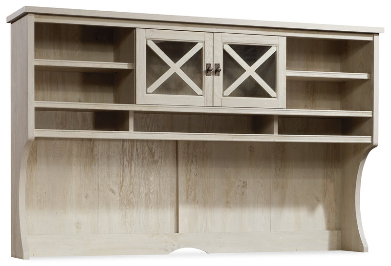 Costa 64.57\"  Commercial Grade Large Hutch with Shelves & Cabinet - Chalked Chestnut