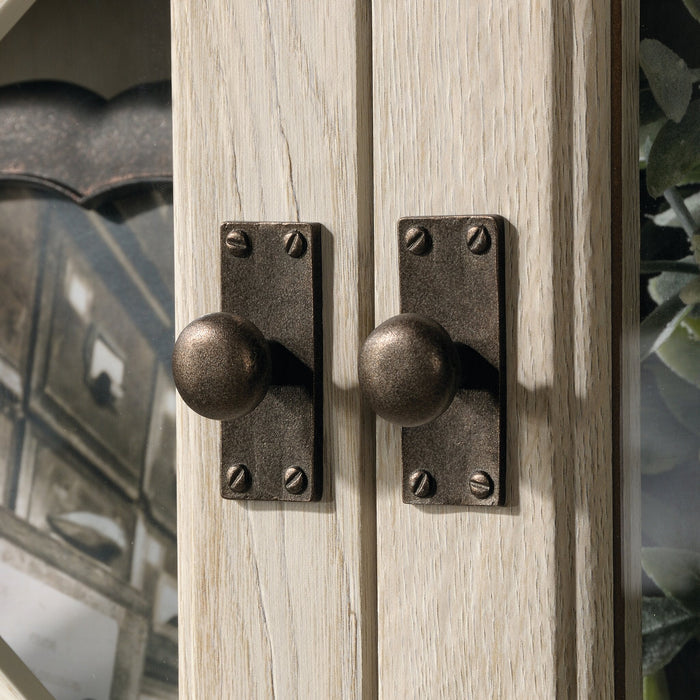 Costa 64.57\"  Commercial Grade Large Hutch with Shelves & Cabinet - Chalked Chestnut