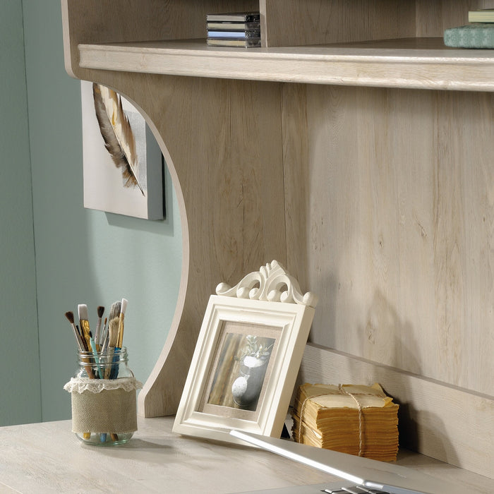 Costa 64.57\"  Commercial Grade Large Hutch with Shelves & Cabinet - Chalked Chestnut