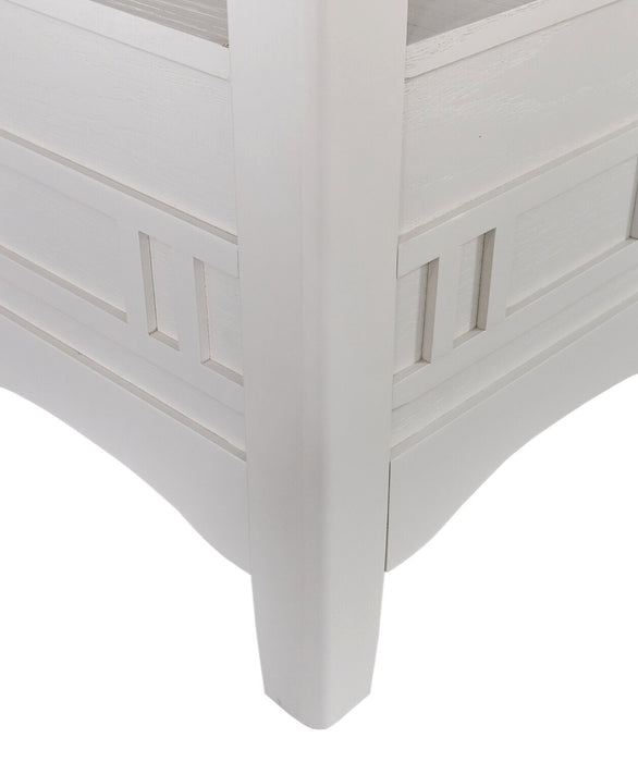 Dena 5pc Counter-Height Dining Set with Table & Chairs, 42-60\"W Extension, Round  - Dove Grey