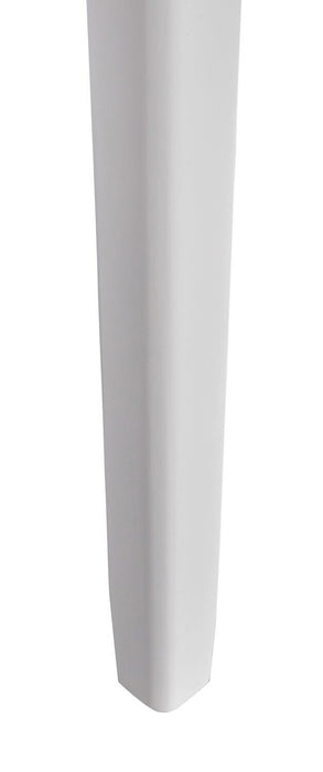 Dena 5pc Dining Set with Table & Chairs, 42-60\"W Extension, Round  - Dove Grey