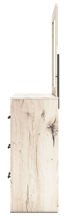Derekson Bedroom Dresser Mirror - Rustic White