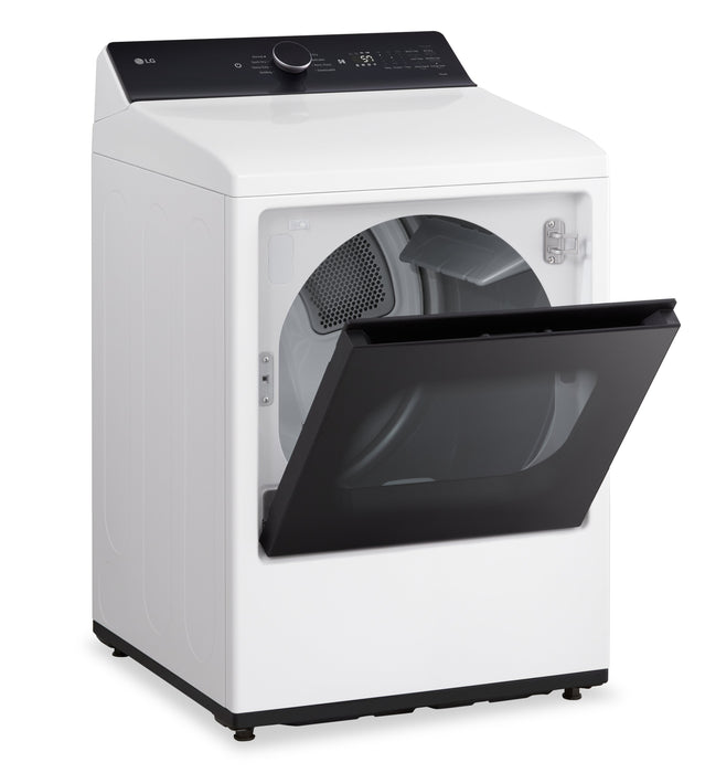 LG 6.1 Cu. Ft. Top-Load Washer with EasyUnload™ and 7.3 Cu. Ft. Electric Dryer with EasyLoad™ - White