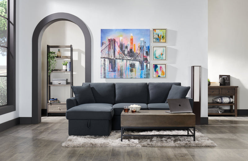 Eden 24\" Ladder Style Open Bookcase with Drawer - Grey