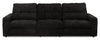 Scott Living Elevate Modular 115\" Chenille Fabric Power Reclining Sofa - Ebony