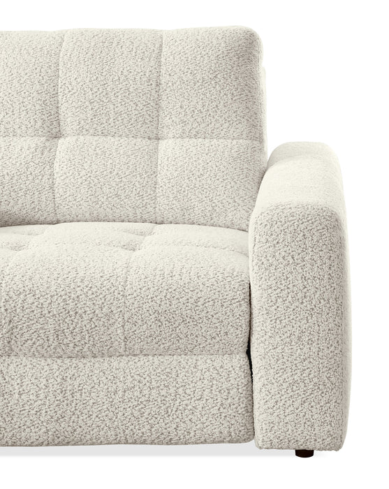 Scott Living Elevate Modular 7-Piece Left-Facing Chenille Fabric Power Reclining and Sliding Sectional - Beige