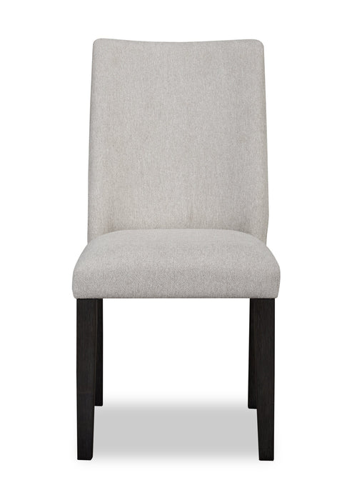 Emery Dining Chair with Polyester Fabric - Grey