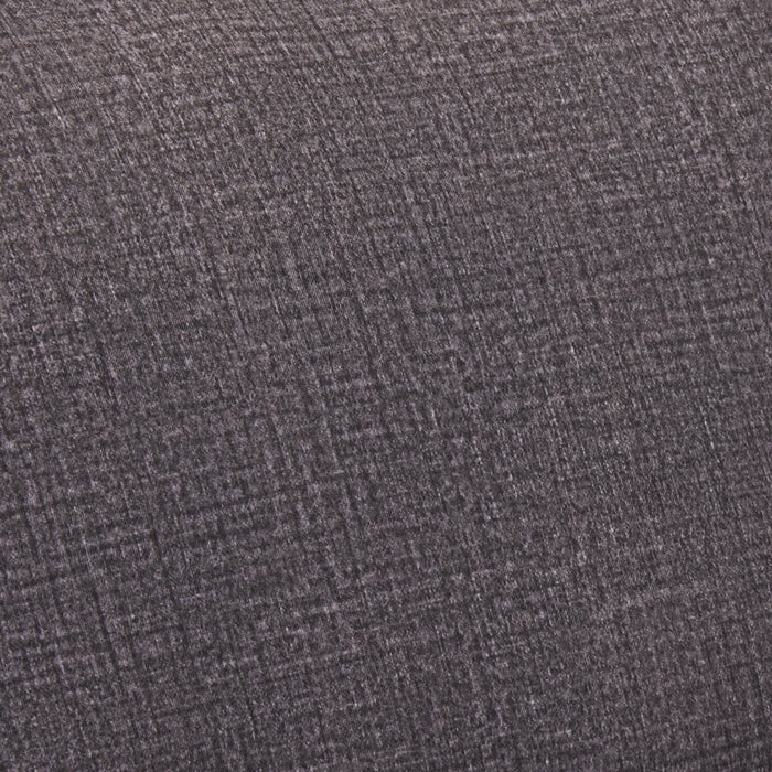 Made in Canada Everlee 76.5\" Microsuede Queen-Size Sofa Bed with Memory Foam and Two Accent Pillows - Grey