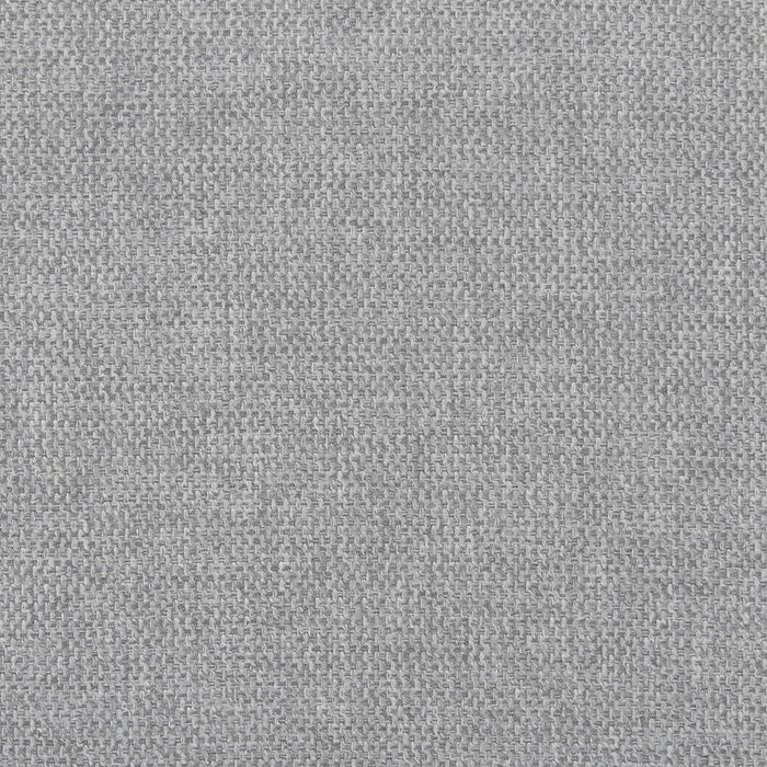 Scott Living Evolve Modular 39.5\" Linen-Look Fabric Storage Ottoman with Feather Down Cushion - Grey