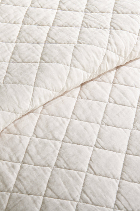 Flaxseed Cove 3-Piece Queen Quilt Set - Natural Linen