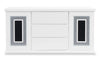 Garbo Dining Server with Storage, Glam,  64\"W - White