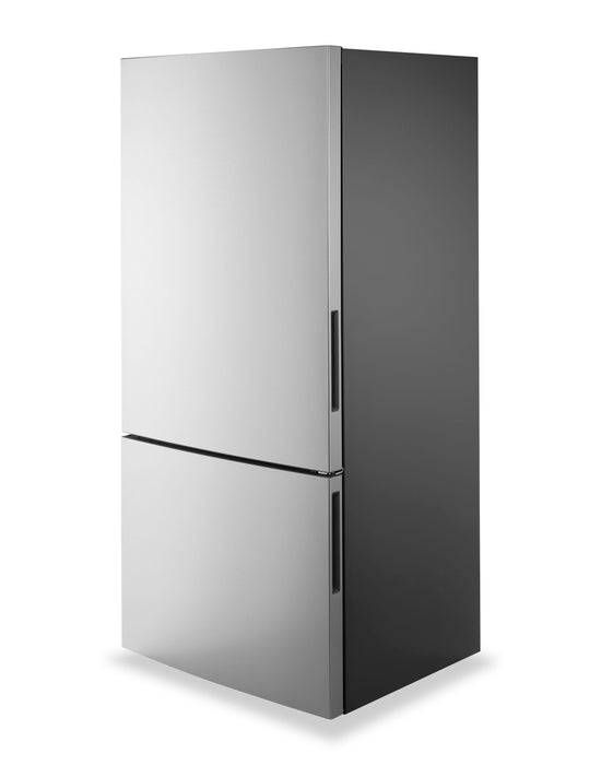 GE 31\" 17.7 Cu. Ft. Counter-Depth Bottom-Freezer Refrigerator - Stainless Steel - GBE17HYRFS