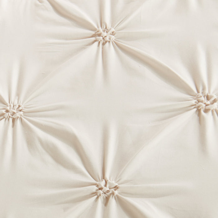 Gardenia Wynd 3-Piece Full/Queen Comforter Set - Oatmeal