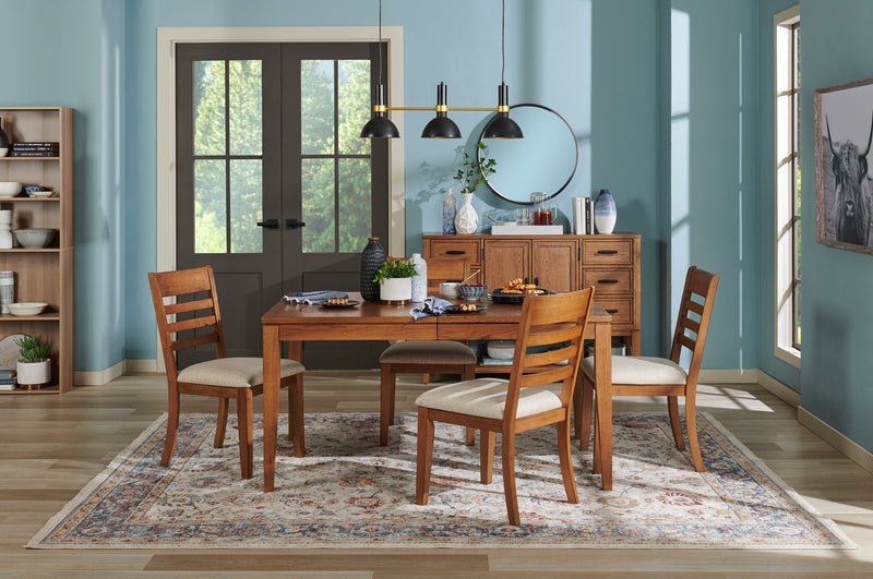 Grady 24.5\" 5-Shelf Bookcase - Summer Oak