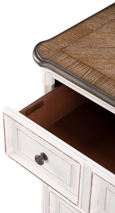 Grace Bedroom 6-Drawer Dresser, 64\"W x 40\"H - Antique White