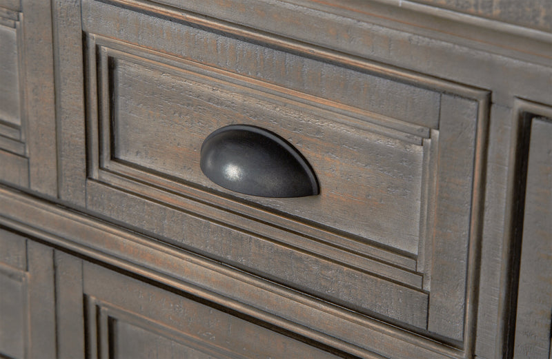 Hanson 50” Traditional Pine Lift Top Coffee Table with Storage and Casters - Dovetail Grey