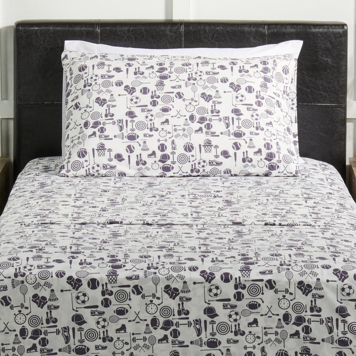 Joey 4-Piece Full Cotton Sheet Set