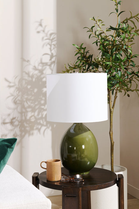 Kort & Co. Joslyn 23\" Green Ceramic Table Lamp