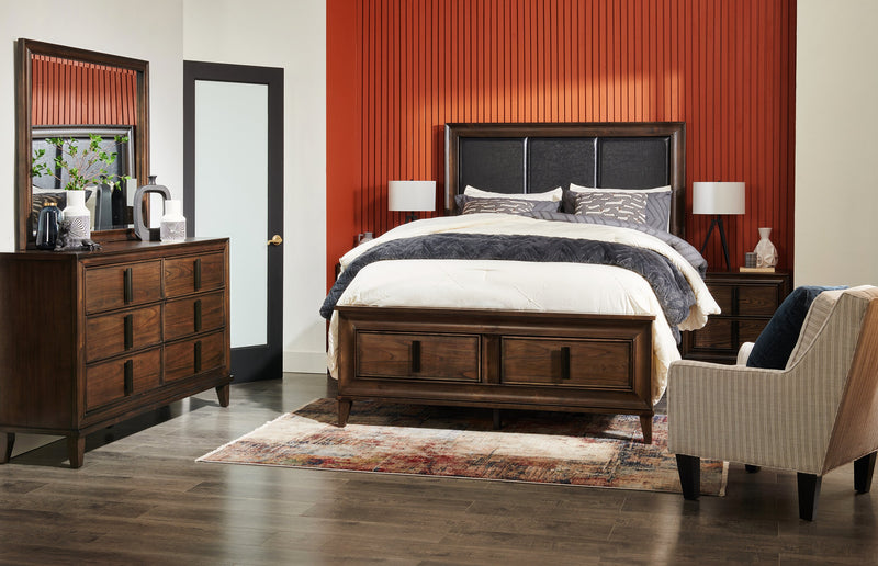 Kane Bedroom Dresser Mirror - Brown