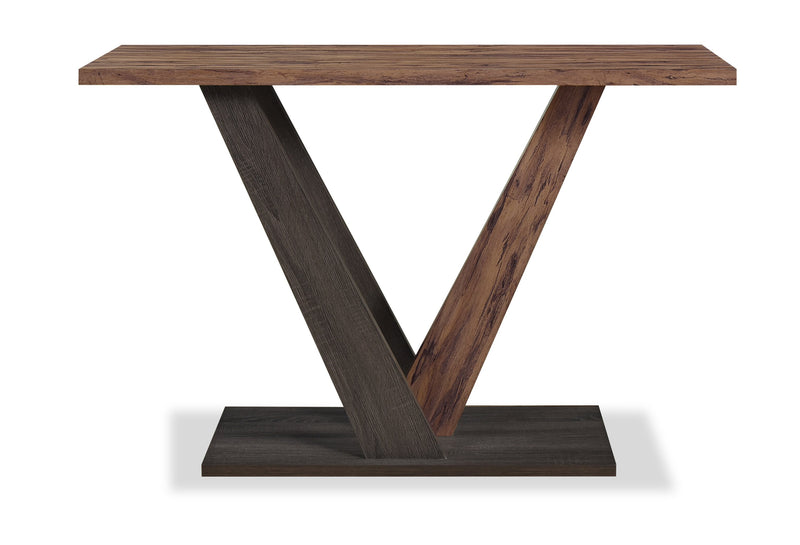 Kinsley 47.25\" Modern Sofa Table - Dark Brown Wood